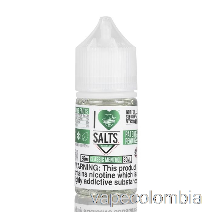 Vape Kit Completo Classic Mentol - I Love Salts - 30ml 25mg
